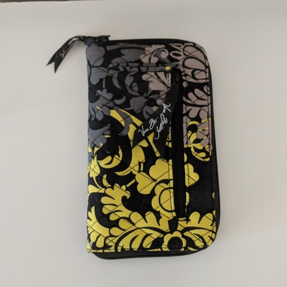 Vera Bradley Bags Vera Bradley Fabric Zip Around Travel Wallet